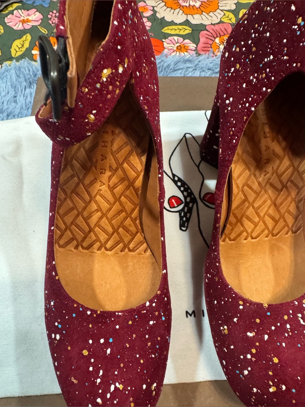 NIB Chie Mihara Liuma Suede Platform Heels In Size 39 - Picture 3 of 16